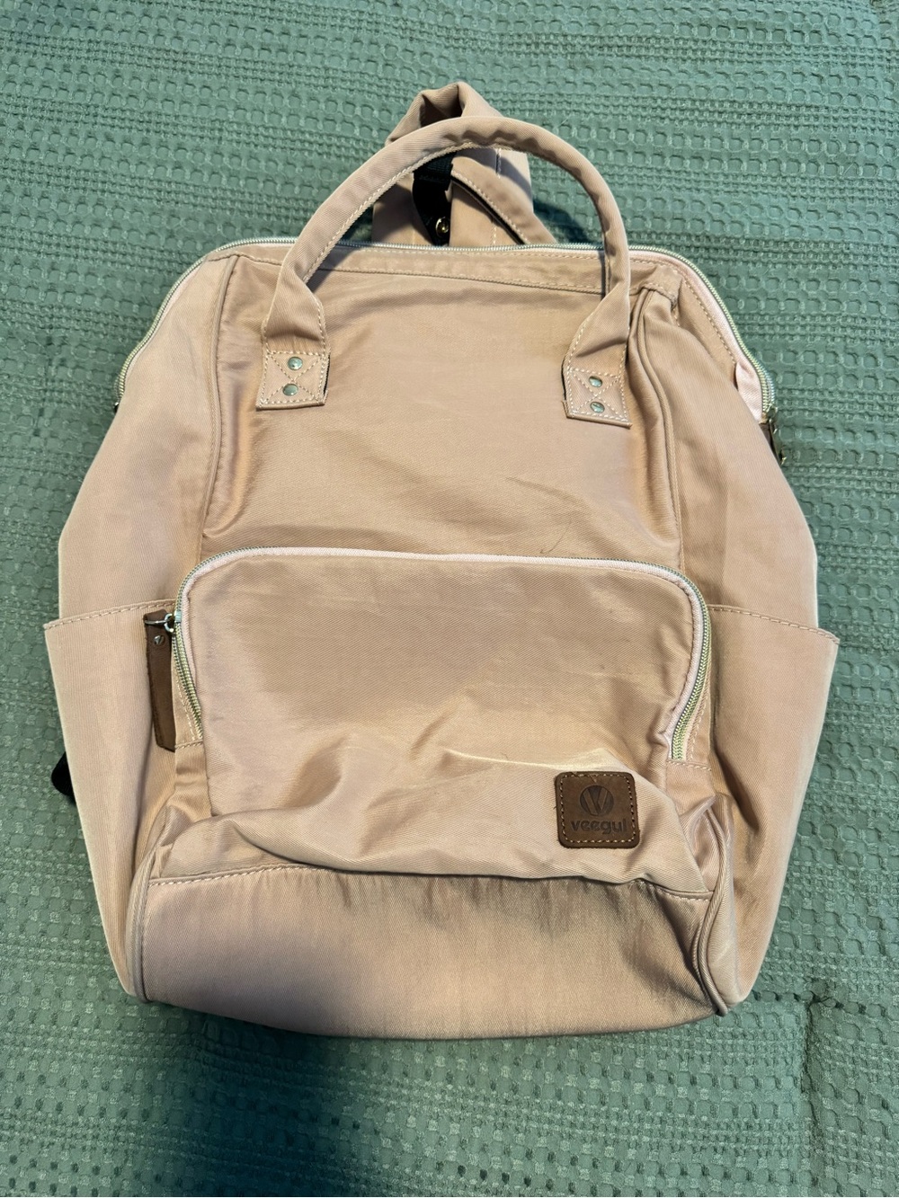 Veegul Backpack Tote Interior with Zipper Pocket